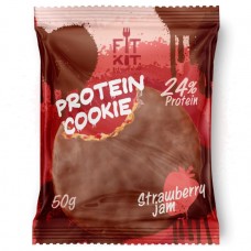 Choco Protein Cookie, 50г (Клубничный джем)