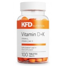 Vitamin D3+K2 (MK-7), 100 tabs 