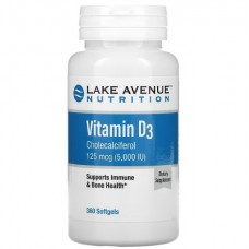 Vitamine D3 5000, 360 softgels