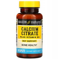 Calcium Citrate + D3, 60 caplets