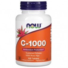 Vitamin C-1000 With Rose Hips, 100 tabs
