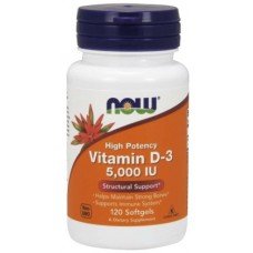 Vitamin D3 5000 IU, 120 softgels