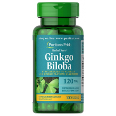 Ginkgo Biloba 120 mg, 100 caps