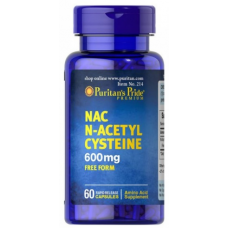 NAC N-Acetyl-Cysteine 600 mg, 60 capsules