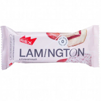Пирожное протеиновое Lamington, 50г (Клубничный)