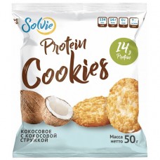 Protein Cookies, 50г (Кокосовое с кокосовой стружкой)