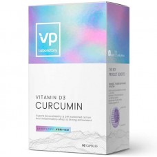 CURCUMIN + Vitamin D3, 60 caps