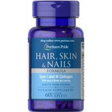 Hair, Skin & Nails Formula, 60capl
