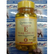 Vitamin E 90mg (200 IU), 100 softgels